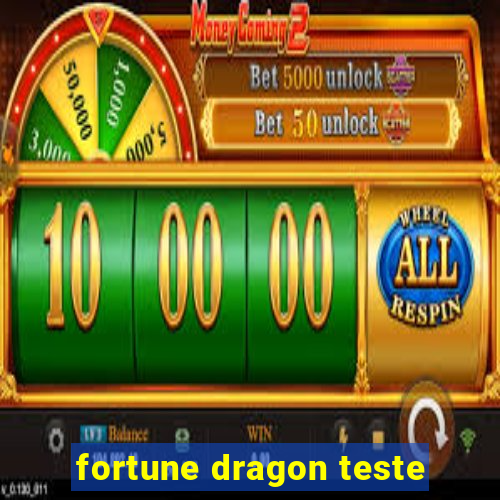 fortune dragon teste